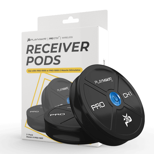 Our Wireless Expandable Pods give you the ability to expand your existing PRO-1000 system for greater coverage of treatment for faster recovery and less time off the court or field. Additional pods are also great to have as back ups while others are charg