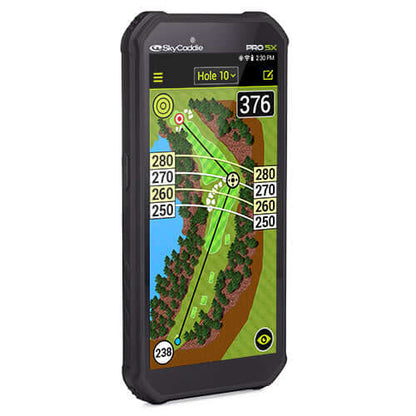 Now with SkyGolf’s proprietary TruePoint Precision Positioning Technology, the PRO 5X is the fastest and most powerful SkyCaddie in history, with laser accuracy to meet the demands of professional golfers and recreational golfers who recognize the importa