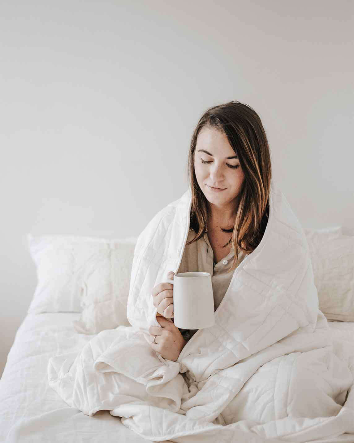 Good nights and better days from here on out, with our best-selling weighted blanket. Science-backed, sustainably-made, in super-soft washable cotton—for a blanket that feels like a hug, right when you need one.