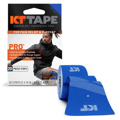 Need support that will endure your toughest workout? KT Tape Pro® is here for you. It has been designed to relieve pain and provide support where you need it, staying in place through multiple workouts. * KT Tape Pro® was created with performance in mind,