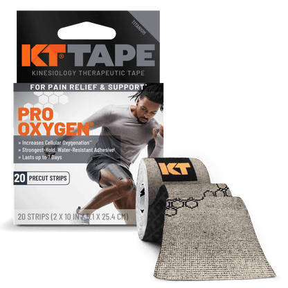 Looking to take your movement to the next level? KT Tape® Pro Oxygen™ is here for you - the only kinesiology tape embedded with Celliant® Infrared Technology. Celliant® is a patented blend of natural minerals that transforms body heat into full-spectrum i