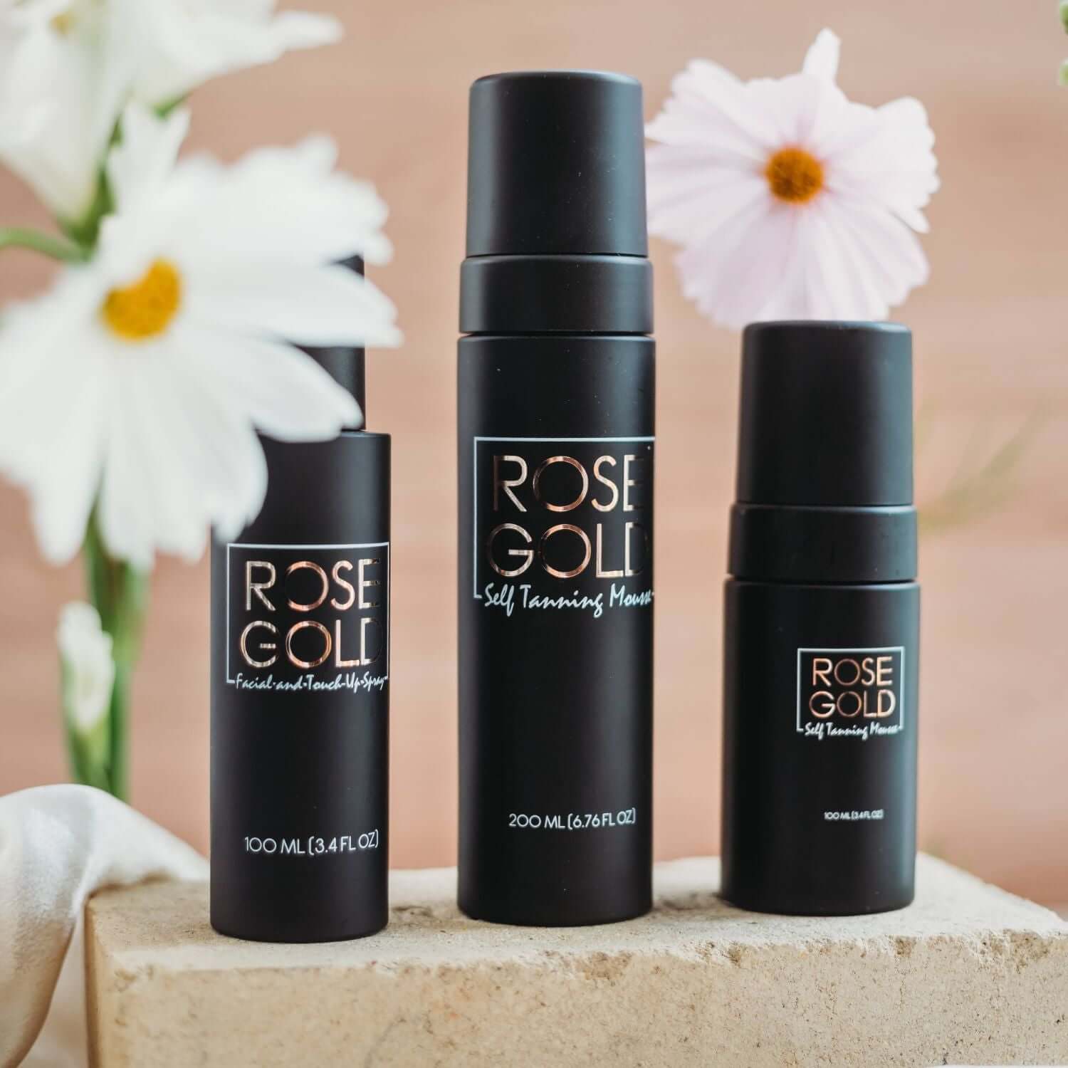 Self Tan Bundle This six-piece self-tanning gift set has everything you need for head to toe beautifully glowing skin! Three of the best self-tanning applicators and three of our luxury self-tanning products to give yourself or a loved one the perfect sun