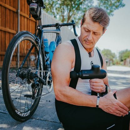 The iReliev Percussion Massage Gun is a simple device to use and enjoy. You’ll move with more ease, have a better range of motion, and experience less pain as the massager promotes increased blood flow throughout your body. The massager features one butto