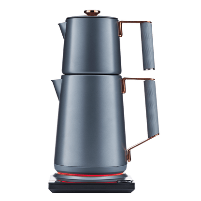Redesigned for durability. Flawlessly engineered to combine aesthetics and functionality. The Saki Turkish Tea Maker is elegantly designed and flawlessly engineered to combine aesthetics and functionality. The Turkish Tea Maker was redesigned to elevate y
