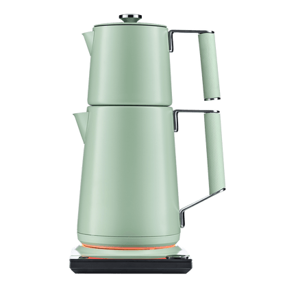 Redesigned for durability. Flawlessly engineered to combine aesthetics and functionality. The Saki Turkish Tea Maker is elegantly designed and flawlessly engineered to combine aesthetics and functionality. The Turkish Tea Maker was redesigned to elevate y