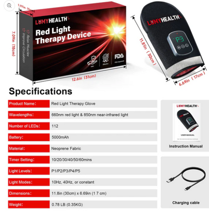 LumyHealth Red Light Therapy Glove