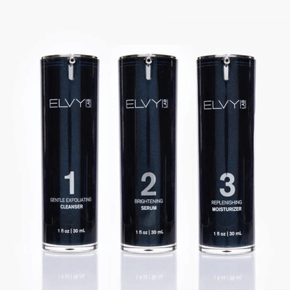 Our easy-to-use system has everything a guy needs to keep looking good with 3 simple, high-impact steps that specifically target concerns men face on the daily: rough skin, buildup, razor burn/bumps and yes, even breakouts and wrinkles. Just follow the nu