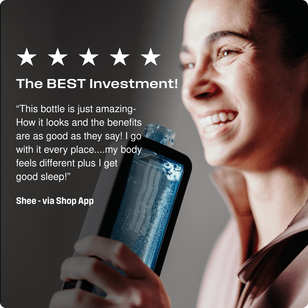 Meet the Echo Flask: the most advanced hydrogen water bottle ever created. Delivering an unmatched 8 ppm of molecular hydrogen with intelligent tracking and connectivity, this powerhouse transforms how you hydrate, perform, and recover. Elevate your cellu