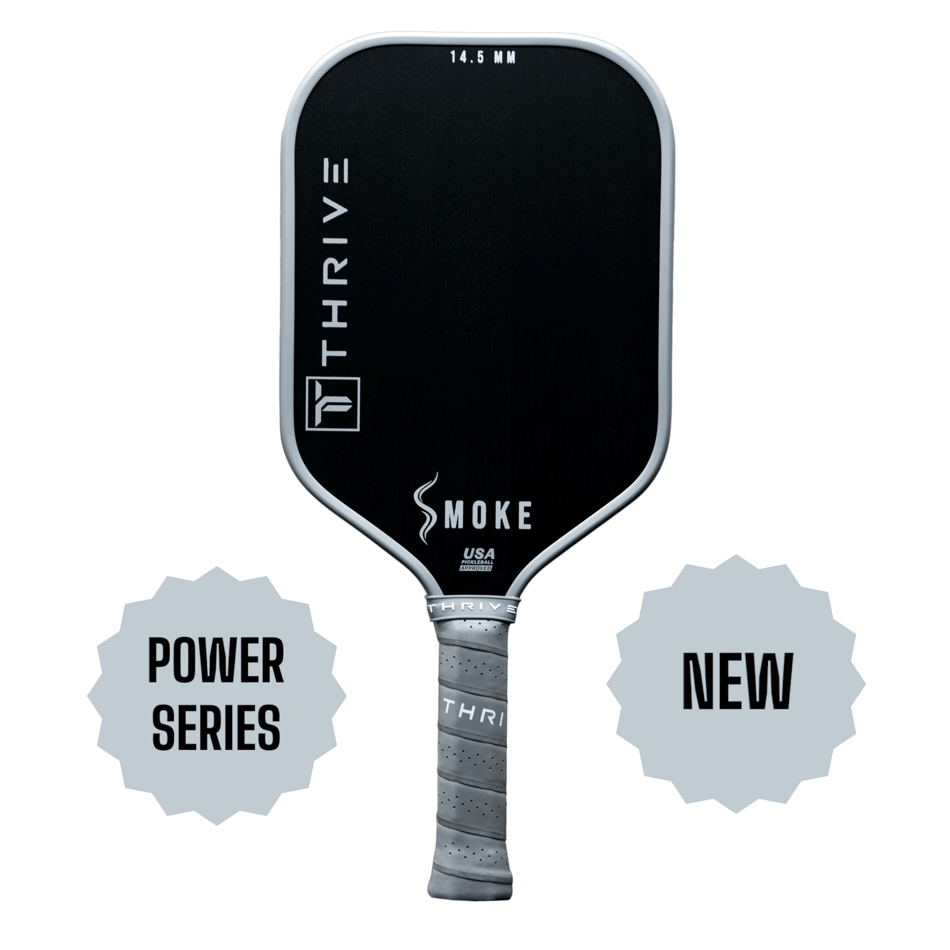 The SMOKE power paddle is engineered for players who demand exceptional performance with every shot. This precision-crafted paddle delivers the perfect combination of explosive power, phenomenal pop, and devastating top-end spin that will elevate your gam