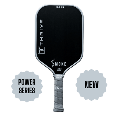 The SMOKE power paddle is engineered for players who demand exceptional performance with every shot. This precision-crafted paddle delivers the perfect combination of explosive power, phenomenal pop, and devastating top-end spin that will elevate your gam