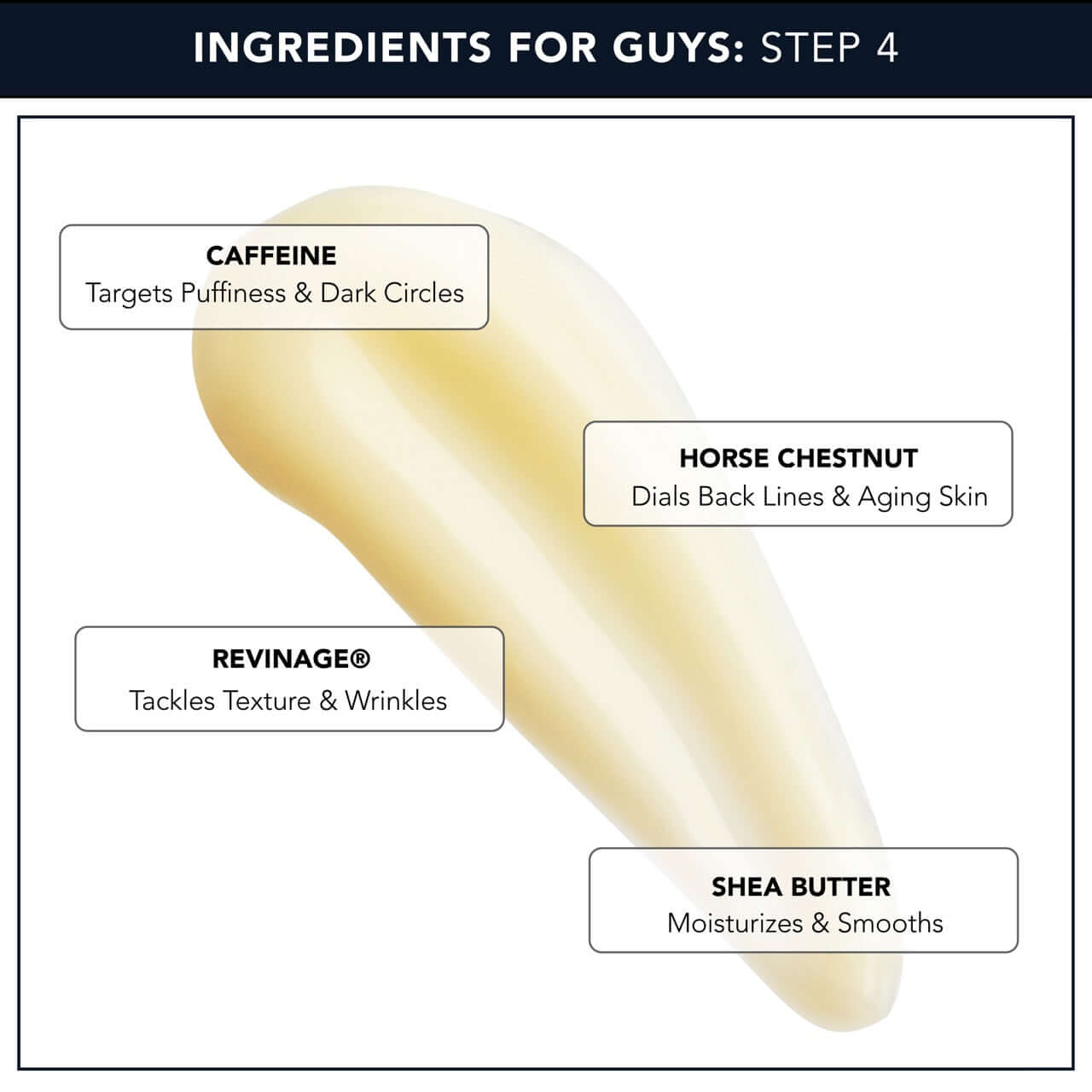 Late nights, early mornings, and binge-watching sessions take a toll. Our eye cream ensures you always look like you've had a full 8 hours, even when you're running on 3. Skip the baggage. What it’s going to tackle: Dark circles Puffiness and bags Dryness