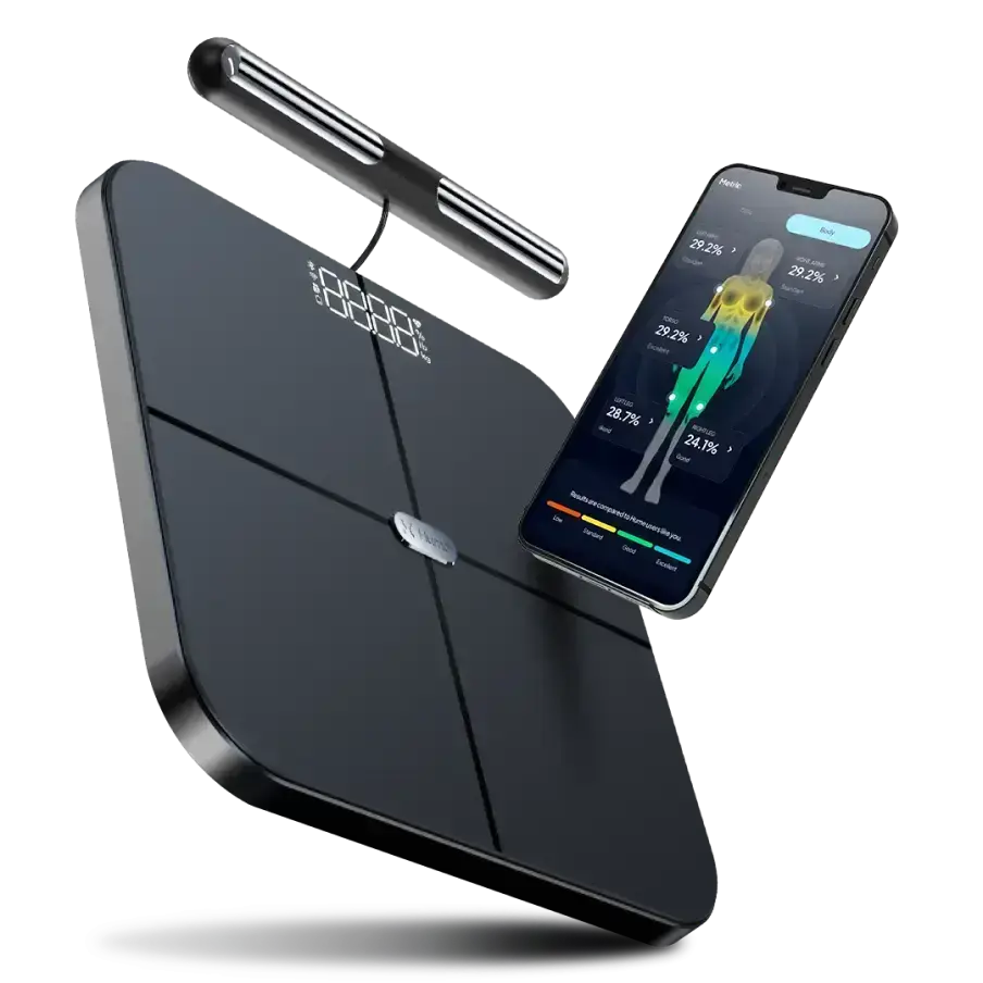 The Body Pod, Hume Health, personalized health monitoring, health tracking device, wellness tracker, health technology, smart scale, health app, weight loss, muscle gain, fat loss.