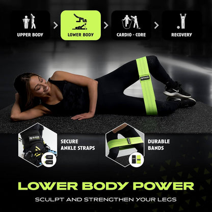 The Ex Kit by Rage Fitness is a revolutionary resistance & recovery kit. The Ex Kit is a complete home gym equipment solution, a lightweight design conveniently packed into a nylon-padded durable "gym in a bag" featuring a zipper pocket, webbing handle, a