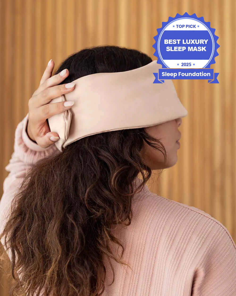 Light blocking, sound muffling, and made from good-for-your-skin Mulberry silk, this mask is gently weighted to cocoon your face for deeper sleeps. Store it in the freezer for a delightful treat (or de-puffing!) The best part is the hidden crystal sewn in