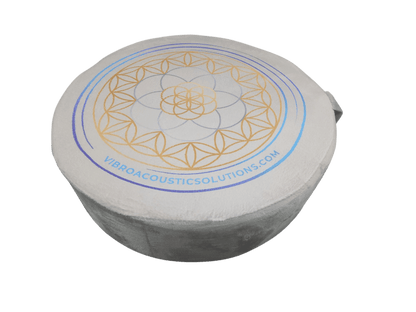 Special Promotional Bundle including: Meditation Cushion with Custom Amplifier Headphones Eye mask Immersive Sound with Vibroacoustic Meditation Cushion: Experience the Power of Vibroacoustic Therapy Enhance your meditation practice with our Immersive Vib