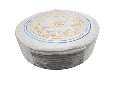 Special Promotional Bundle including: Meditation Cushion with Custom Amplifier Headphones Eye mask Immersive Sound with Vibroacoustic Meditation Cushion: Experience the Power of Vibroacoustic Therapy Enhance your meditation practice with our Immersive Vib