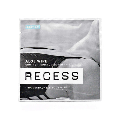 MAIN BENEFITReduces redness without the stinging. ADDITIONAL BENEFITSReduces redness.Soothes skin.No goopy gel.The first wipe dedicated to aloe for both face + body. Say ahhh.Soothe + Moisturize + RepairRECESS After Sun Aloe wipes soothe + moisturize sunb