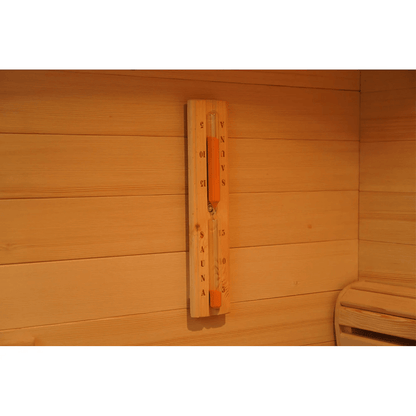 FEATURES AND SPECIFICATIONS: 2-3 person capacity 100% Natural Canadian Red Cedar Wood Interior / Canadian Hemlock Wood Exterior Interior Chromotherapy lighting system (Oversize) Interior backrest with accent lighting Touch Screen Control Panel \with built