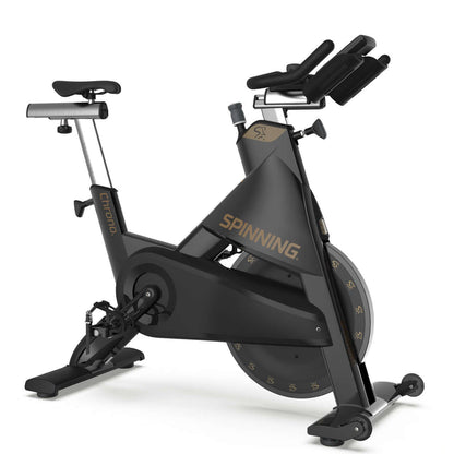 Meet the Chrono®! Spinning® continues to raise the bar for power bikes with the latest innovation in power-meter technology. Designed to last, the Chrono® has upgraded features such as a new magnetic resistance system, Fusion Drive® belt system, sturdy, s