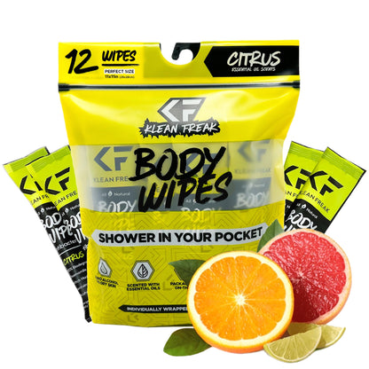 Klean Freak Body Wipes - 12 Pack