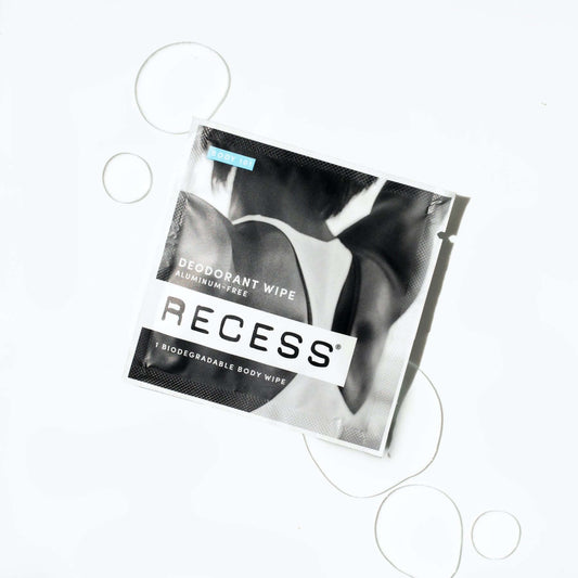 MAIN BENEFITOur bestseller! 50% of people reapply deodorant every day, reapplying stick deodorant layered on top of leftover deodorant and odor. Ick! Our Aluminum-free deodorant wipe solves this problem!ADDITIONAL BENEFITSRemoves sweat, odor + debris.Reap