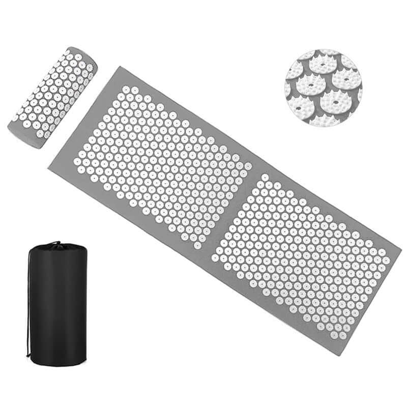 The Lotus Wellness Acupressure Mat with Pillow is your ultimate tool for relaxation, pain relief, and improved well-being. Designed with precision, this set stimulates key pressure points on your body, promoting blood circulation, relieving muscle tension