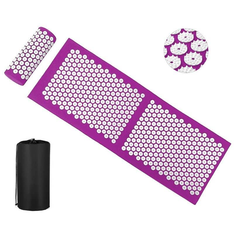 The Lotus Wellness Acupressure Mat with Pillow is your ultimate tool for relaxation, pain relief, and improved well-being. Designed with precision, this set stimulates key pressure points on your body, promoting blood circulation, relieving muscle tension