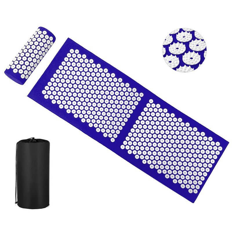 The Lotus Wellness Acupressure Mat with Pillow is your ultimate tool for relaxation, pain relief, and improved well-being. Designed with precision, this set stimulates key pressure points on your body, promoting blood circulation, relieving muscle tension