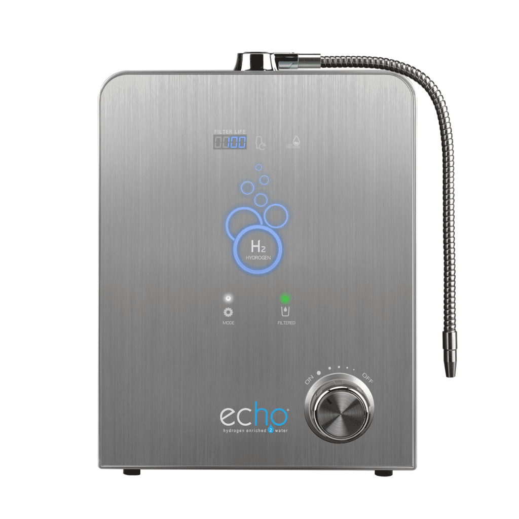 For enhanced hydration and a refreshing wellness experience, try our Echo H2® Hydrogen Water Machine! Install the Echo H2 on your countertop or under the counter to enjoy hydrogen-enriched water with no pH change. A separate faucet is required for under-c
