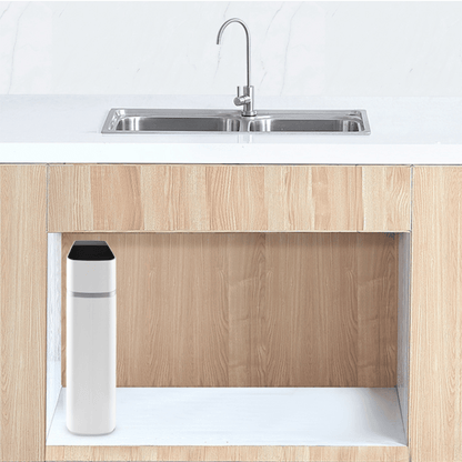 Introducing the Echo Reverse Osmosis system, a high-quality solution for clean, great-tasting water at home. This advanced, tankless system is designed to fit easily under your sink. With 4-stage filtration, it effectively reduces contaminants like chlori