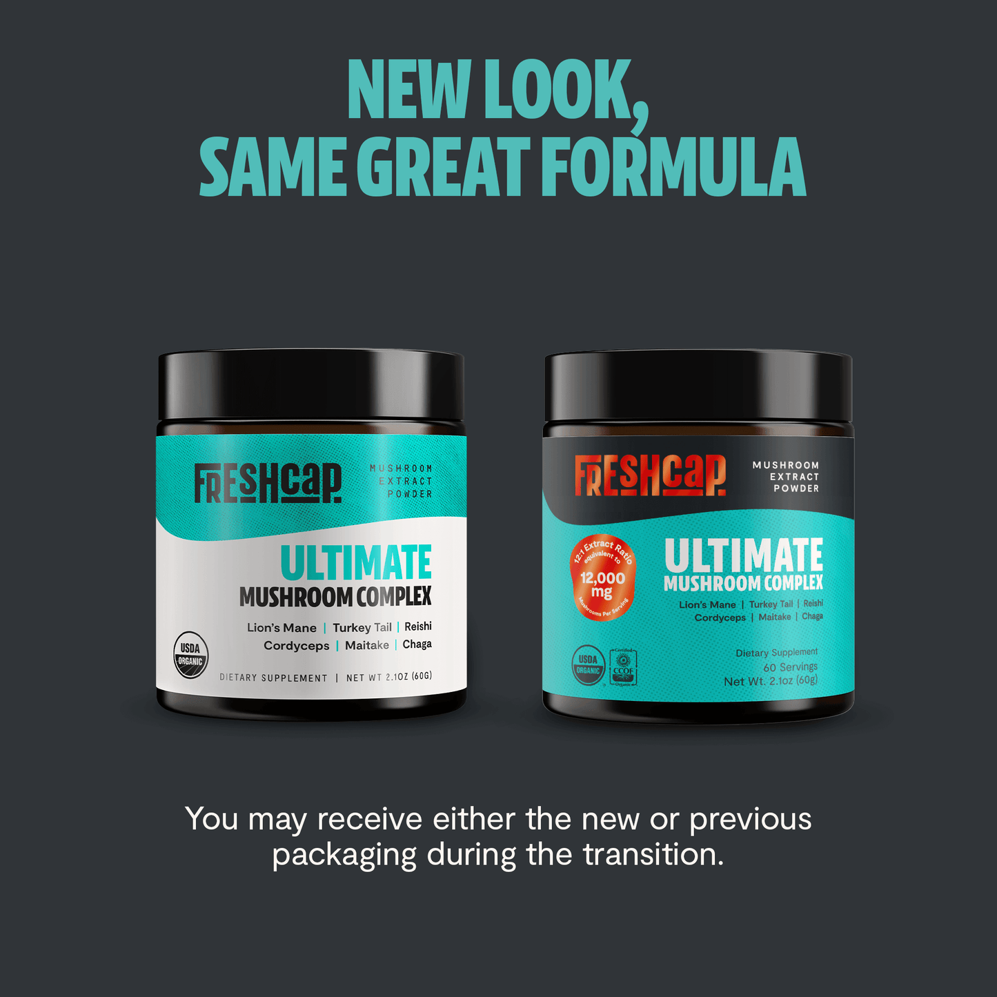 Premium mushroom blend featuring six powerful extracts for complete wellness. Our mushroom complex delivers 12,000mg raw mushroom power in versatile powder form.