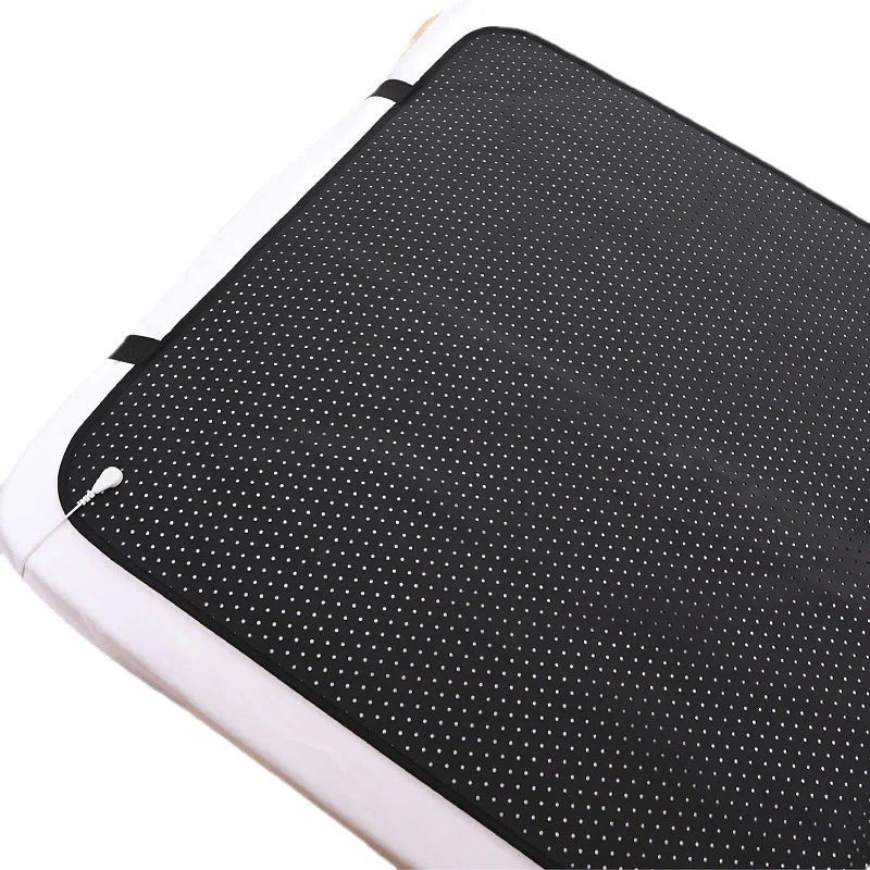 The Grounding Mat for Bed from LumyHealth is designed to provide a natural, non-invasive way to reconnect your body with the earth’s energy while you sleep. Made with high-quality conductive materials, this mat helps to ground your body, which may support