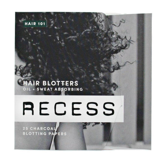 MAIN BENEFITAbsorbs grease, sweat + grime from the scalp to make good hair days last longer. ADDITIONAL BENEFITSHealthier than dry shampoo because we care about scalp care.Naturally deodorizes.Biodegradable.Oil + Sweat AbsorbingRECESS hair blotters absorb