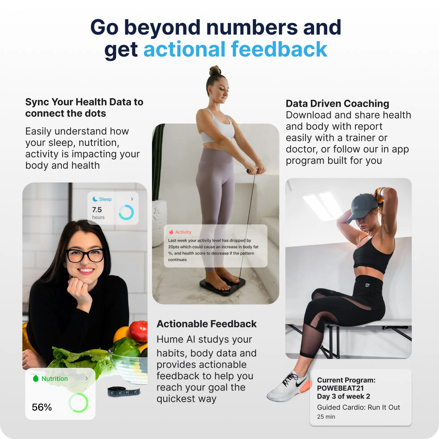 The Body Pod, Hume Health, personalized health monitoring, health tracking device, wellness tracker, health technology, smart scale, health app, weight loss, muscle gain, fat loss.