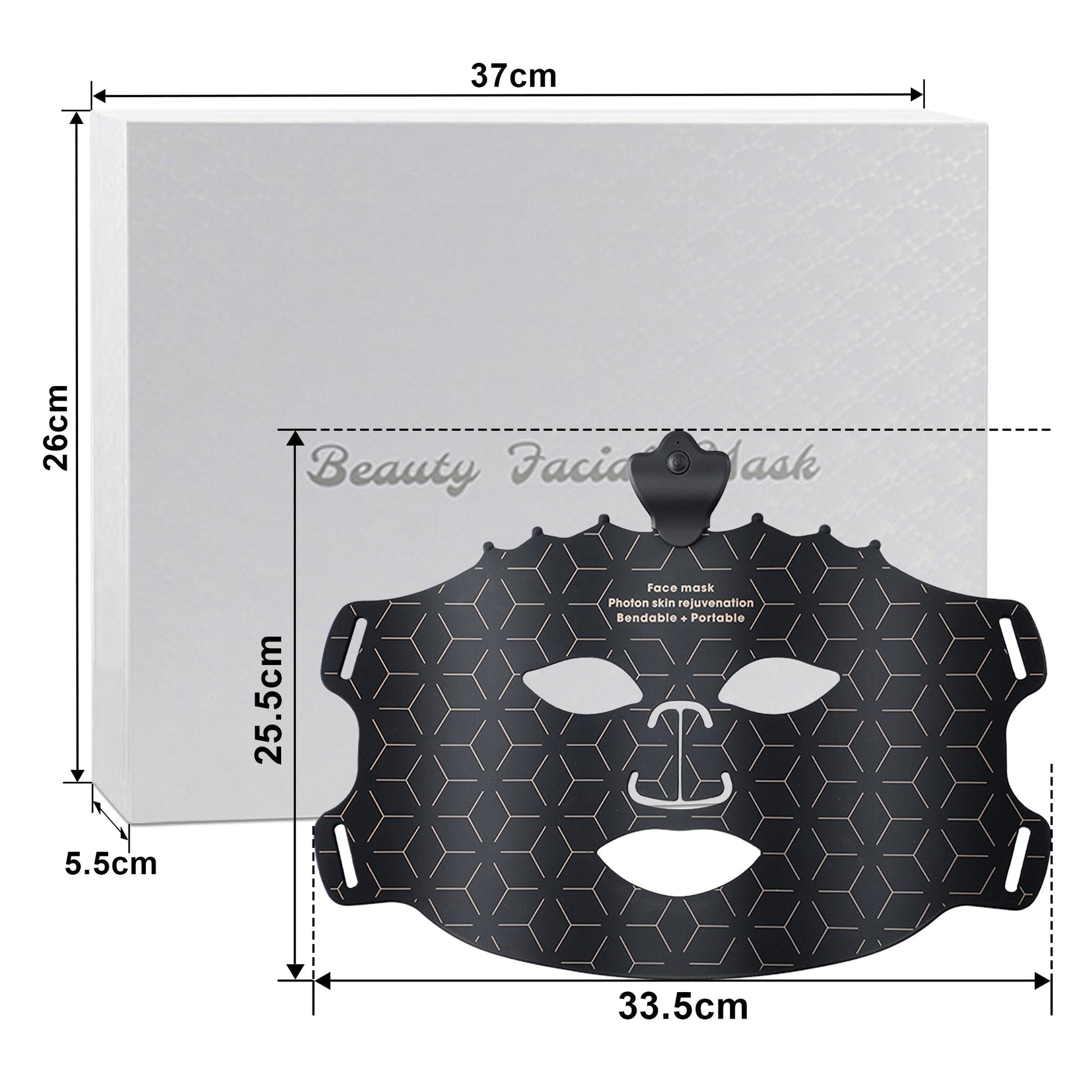 The LED Red Light Therapy Crown Face Mask from LumyHealth offers a cutting-edge, non-invasive solution for skin rejuvenation and facial therapy. This innovative mask uses powerful red light therapy (630nm) to stimulate collagen production, reduce fine lin