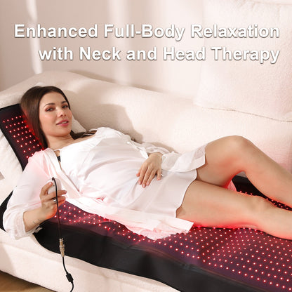 Perfect for Everyone: With its spacious 71.4 x 33.0-inch size, this red light therapy mat offers unmatched versatility and convenience. Whether you're soothing sore muscles post-workout, enhancing relaxation during a spa session, or enjoying therapy on th