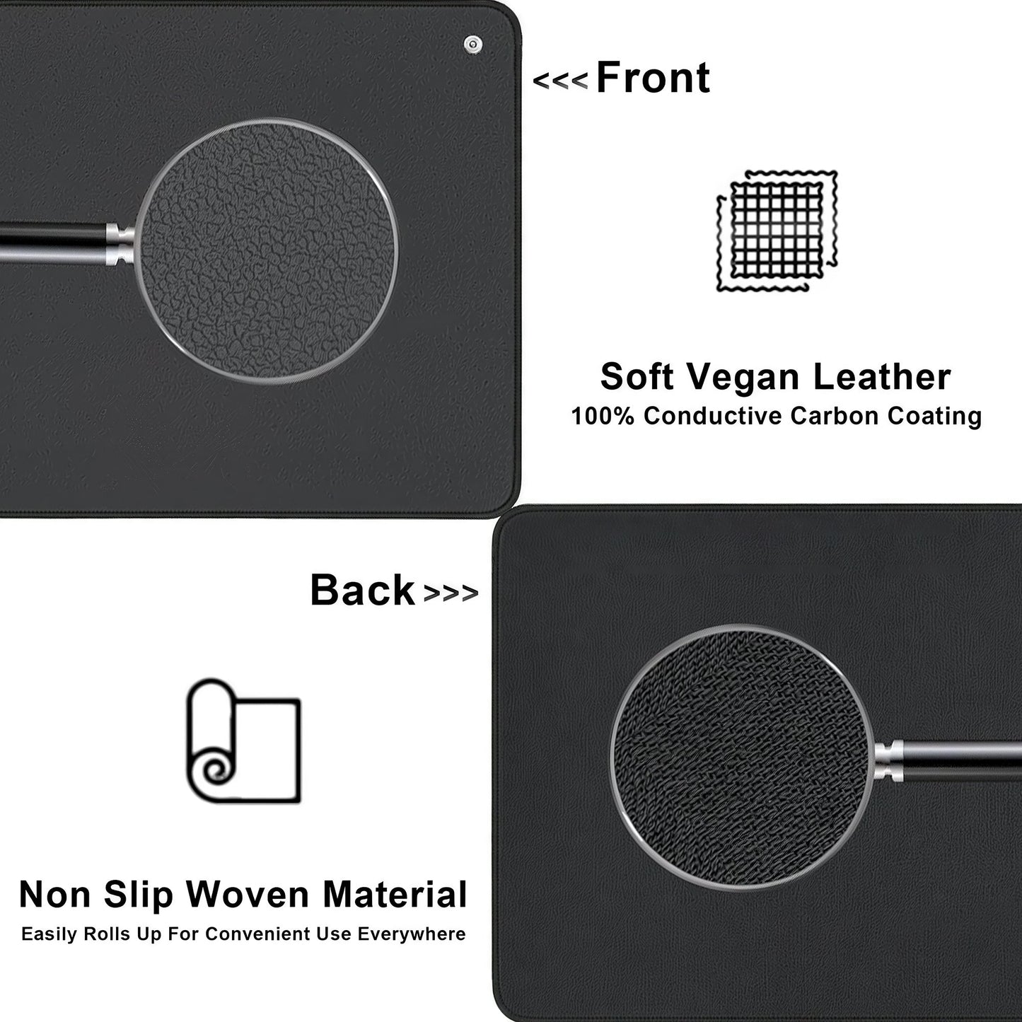 Reconnect with the Earth's energy with the versatile LUMYHEALTH™ Grounding Mat. Designed to reduce stress, improve circulation, and enhance sleep quality, this mat can also be used as a mouse pad or foot pad, offering comfort and support during your daily