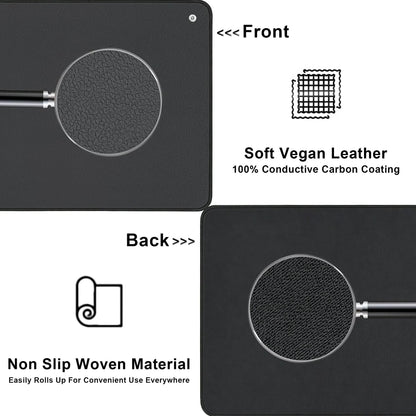 Reconnect with the Earth's energy with the versatile LUMYHEALTH™ Grounding Mat. Designed to reduce stress, improve circulation, and enhance sleep quality, this mat can also be used as a mouse pad or foot pad, offering comfort and support during your daily