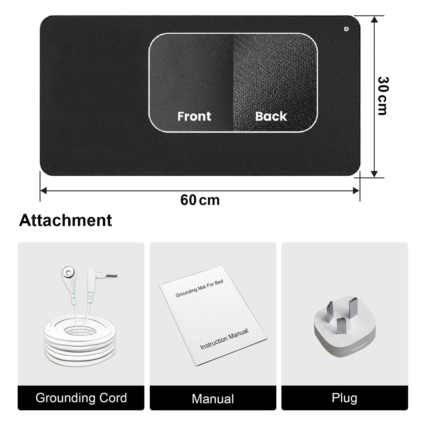 Reconnect with the Earth's energy with the versatile LUMYHEALTH™ Grounding Mat. Designed to reduce stress, improve circulation, and enhance sleep quality, this mat can also be used as a mouse pad or foot pad, offering comfort and support during your daily