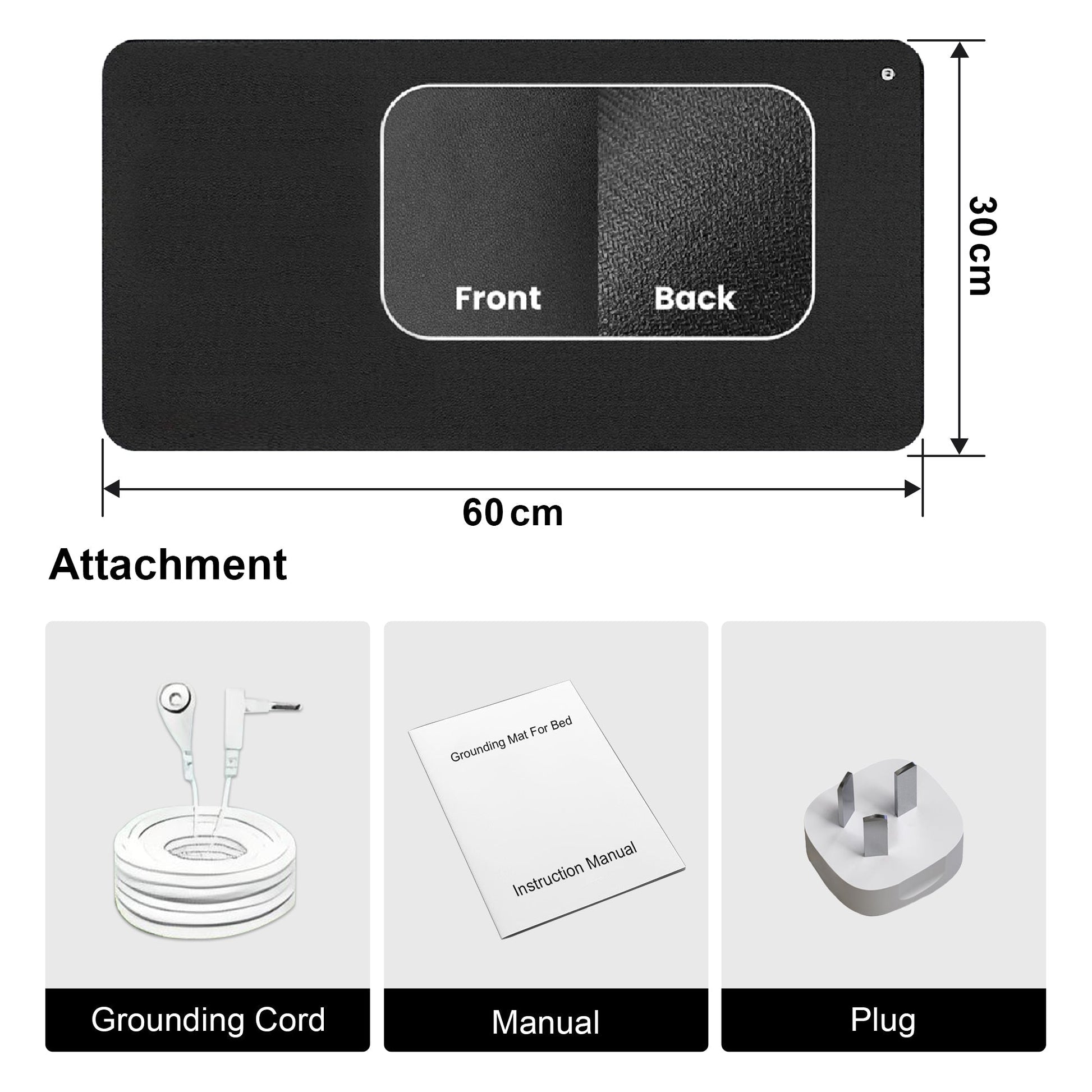 Reconnect with the Earth's energy with the versatile LUMYHEALTH™ Grounding Mat. Designed to reduce stress, improve circulation, and enhance sleep quality, this mat can also be used as a mouse pad or foot pad, offering comfort and support during your daily