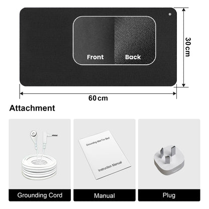 Reconnect with the Earth's energy with the versatile LUMYHEALTH™ Grounding Mat. Designed to reduce stress, improve circulation, and enhance sleep quality, this mat can also be used as a mouse pad or foot pad, offering comfort and support during your daily