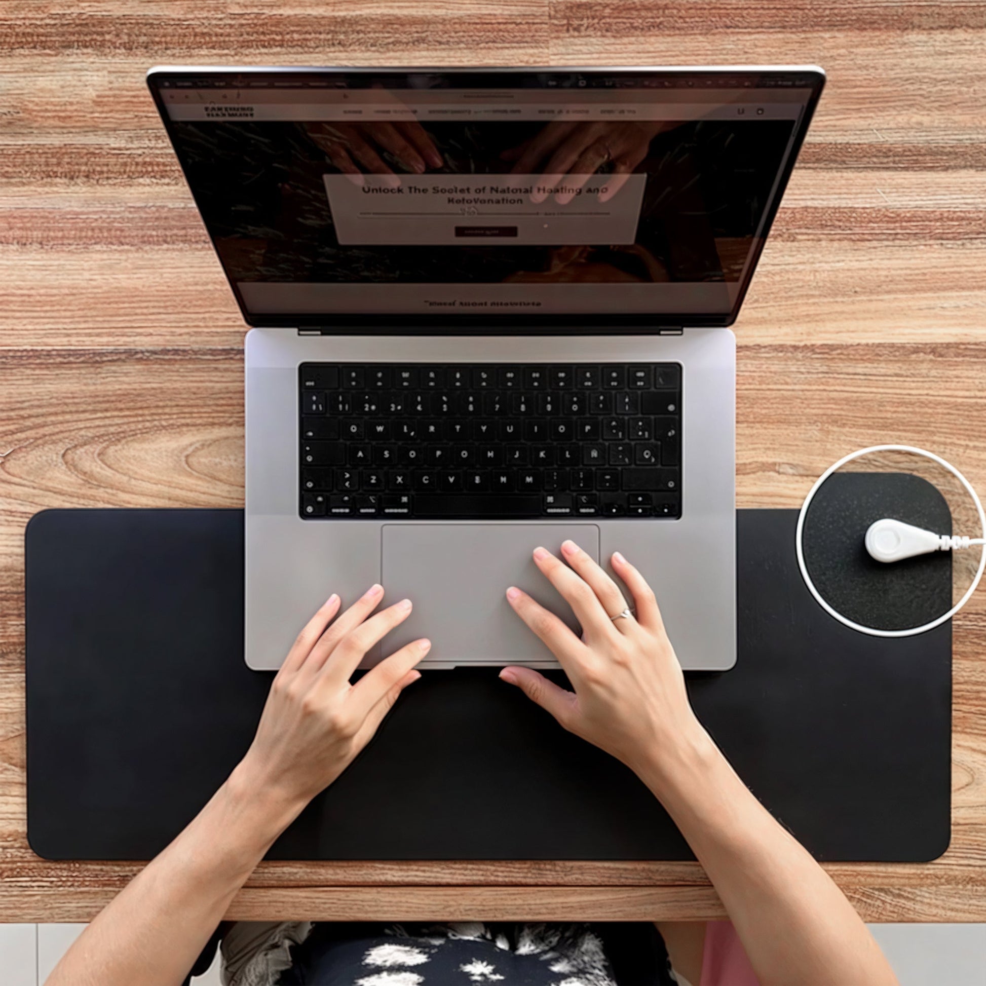 Reconnect with the Earth's energy with the versatile LUMYHEALTH™ Grounding Mat. Designed to reduce stress, improve circulation, and enhance sleep quality, this mat can also be used as a mouse pad or foot pad, offering comfort and support during your daily