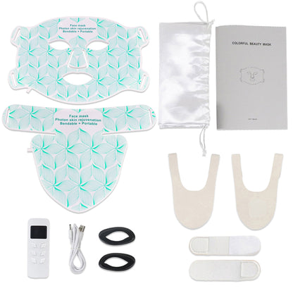 Reduces the appearance of pigmentation and redness Reduces active acne, blemishes and inflammation Reduces fine lines and wrinkles Promotes healthier, younger-looking skin 8 colors light therapy FDA Approved