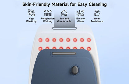 【Dual-Wavelength Red Light Therapy】 Featuring 120 upgraded 3-in-1 LED beads, our red light therapy belt combines 630nm red light with 850nm near-infrared light for maximum effectiveness. This dual-spectrum design stimulates collagen production, reduces wr