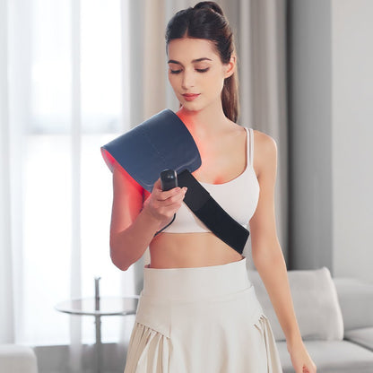 【Dual-Wavelength Red Light Therapy】 Featuring 120 upgraded 3-in-1 LED beads, our red light therapy belt combines 630nm red light with 850nm near-infrared light for maximum effectiveness. This dual-spectrum design stimulates collagen production, reduces wr