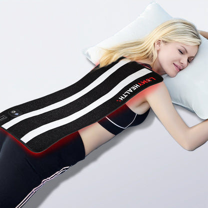 Experience advanced wellness with the LumyHealth Red Light Therapy Pad. Designed with 450 LEDs (300 at 660nm red and 150 at 850nm near-infrared) across 150 chips, it delivers a powerful 32 mW/cm² irradiance. The pad offers versatile operation modes—includ