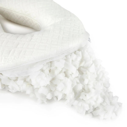 Ergonomic, cooling neck support pillow for flights, long drives, and better posture anywhere. Crafted from hypoallergenic bamboo, this adjustable travel pillow keeps you cool, supported, and comfortable—even on the go.