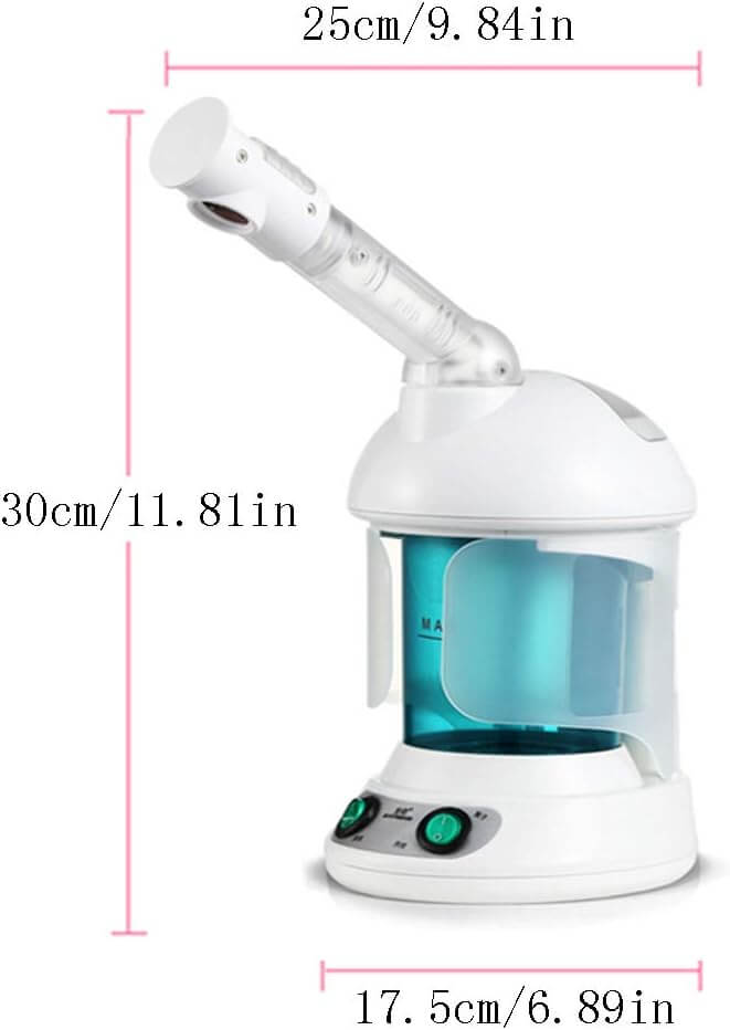 The Shape Tactics HydroPro Aromatherapy Facial Steamer is designed to support deep hydration and relaxation using nano-ionic steam technology. This compact, user-friendly system delivers a fine mist to help enhance the skin’s refreshed appearance, making