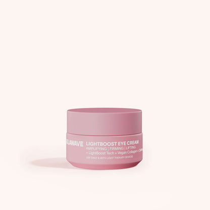 Daily eye cream for signs of aging. Supercharge your radiance.Powered by our exclusive LightBoost™ Complex, this velvety, cooling eye cream boosts the effects of light therapy while targeting signs of aging around the delicate eye area.Helps visibly reduc
