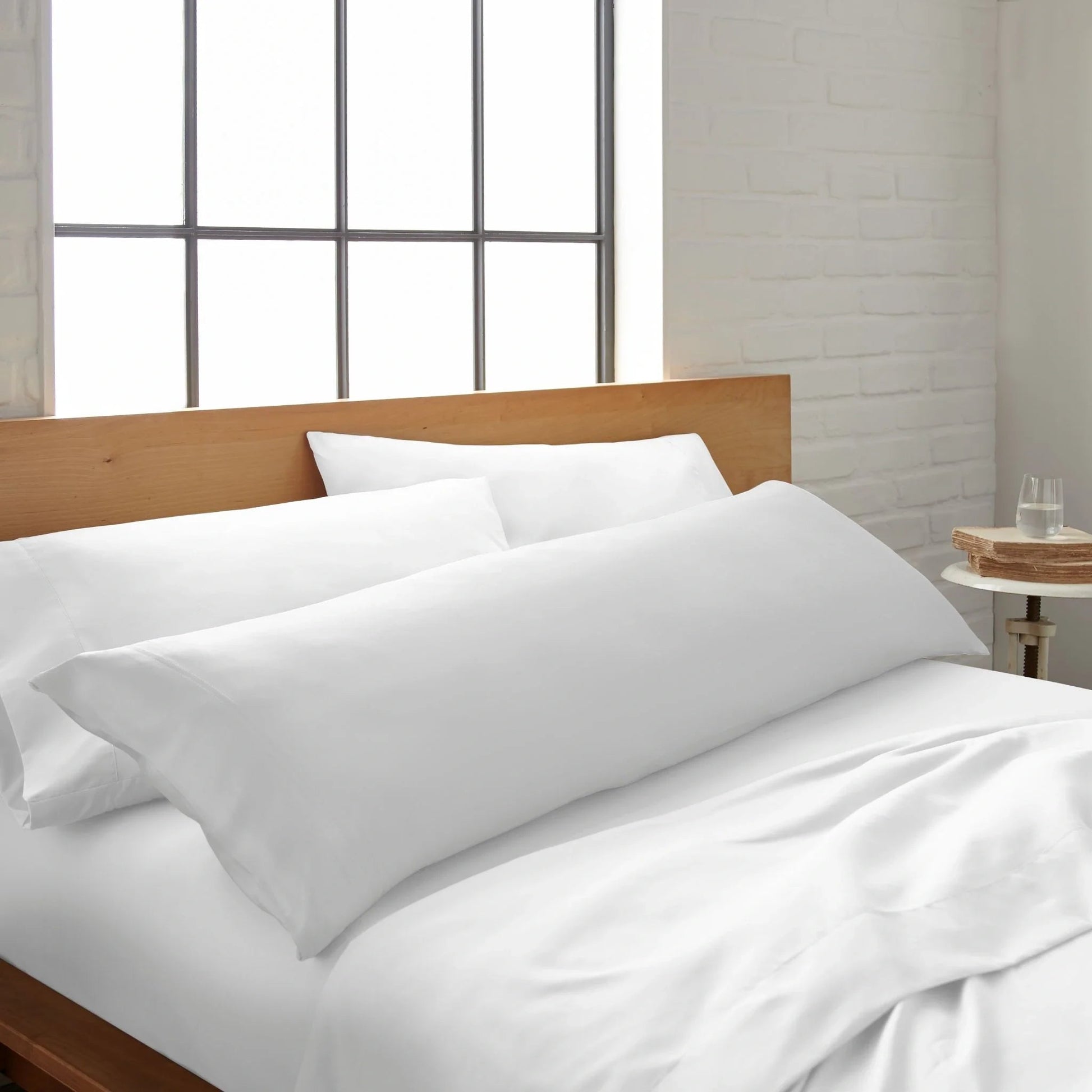 Luxuriously soft, naturally breathableOur Cooling Bamboo Body Pillowcases offer silky-smooth comfort with year-round breathability. Crafted from hypoallergenic, moisture-wicking bamboo fabric, they help regulate temperature, resist allergens, and keep you